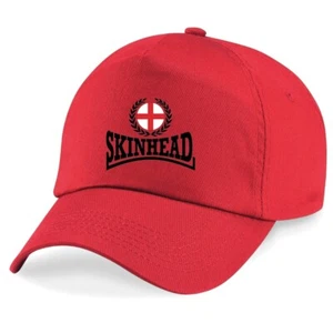 Skinhead England Embroidered Baseball Cap with Country Flag – Crafted in the UK - Picture 1 of 5