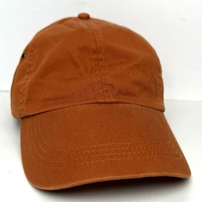 De colección Sombrero de Yunque Naranja en Blanco Correa Papá Gorra de Béisbol Sombrero Liso Años 90 Y2K Nuevo sin Etiquetas Foto 1 de 4