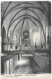 SENONCHES 28 Intérieur de l'Eglise CPA non circulée ~1930 Pommard.Edition - Picture 1 of 2