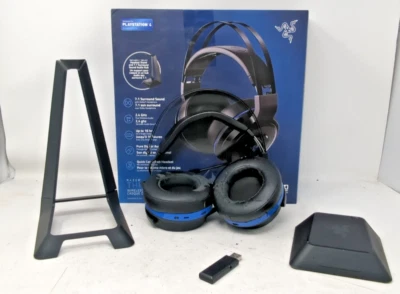 Razer Thresher Ultimate 7.1ch Dolby PS4 Black/Blue Headset!!!READ DESCRIPTION!!! - Image 1 of 4