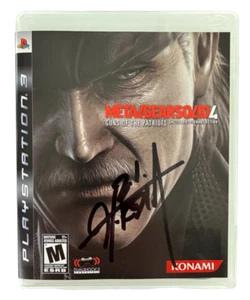 Videojuego Hideo Kojima autógrafo firmado PS3 Metal Gear sólido 4 con certificado de autenticidad Beckett - Imagen 1 de 4