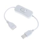USB cable New 28cm USB 2.0 A Male to A Female Extension Extender White Cable Wit