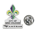 Amtrak Collector Edition Ville de la Nouvelle-Orléans Nickel Revers Chapeau Pin Train