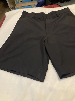 Pantalones cortos de golf Bolle Tech negros de poliéster para hombre talla 32 W Foto 1 de 4