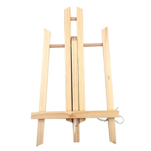 11 3/4" Medium Tabletop Wood Display Stand A-Frame Artist Easel wood Tripod - Picture 1 of 8