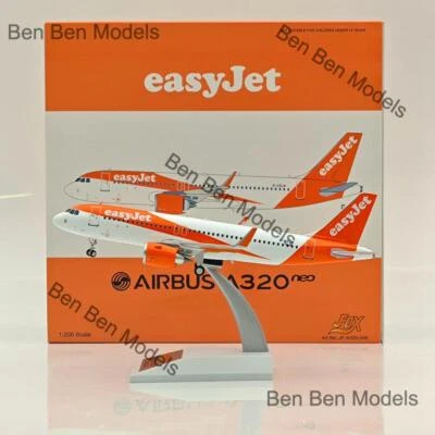 1:200 easyJet  Airbus A320neo G-UZLM -JFOX JF-A320-046 Diecast Model WITH STAND - Image 1 of 4