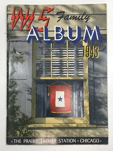 Vintage 1943 WGN Family Album Prairie Farmer Year Book Radio Chicago WWII Years - Picture 1 of 12