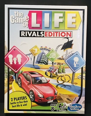The Game of LIFE Rivals Edition Hasbro 2 Players Game Night Sealed 2020 - Image 1 of 4