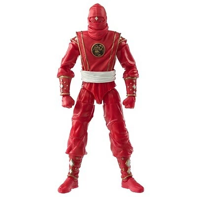 Power Rangers Lightning Collection Mighty Morphin Ninja Red Ranger Action Figure Cover