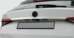 ACCESORIOS ŠKODA KODIAQ 2016-2020 PORTÓN TRASERO ACERO INOXIDABLE CROMO BARRA TRASERA - Imagen 1 de 4