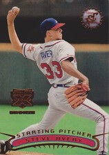 1996 Stadium Club Extreme Players Bronze Steve Avery #NNO Braves Baseball