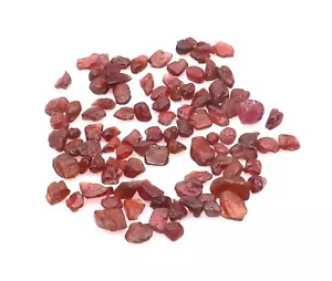 Granate Rojo Natural Lote Áspero 110.00 Cts 4 mm a 10 mm Piedra Natal Enero - Imagen 1 de 4