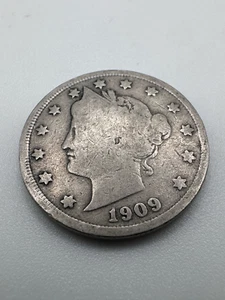 1909 Liberty Head V Nickel - Picture 1 of 7