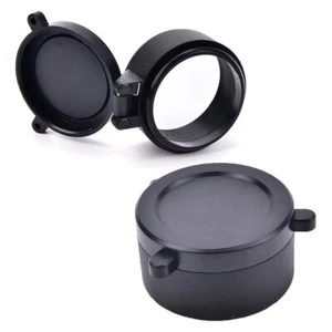 Flip Up Scope Covers Rifle Scope Protect Objective Cap Lens Cover for Caliber - Picture 1 of 11