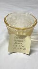 Federal Madrid Amber Depression Glass Pudding And Jell Cup Rare Find