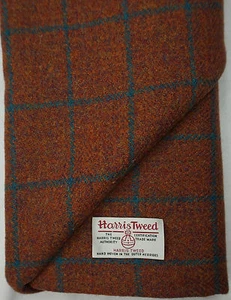 Harris Tweed Fabric & labels 100% wool Craft Material - various Sizes ref mar704 - Picture 1 of 1