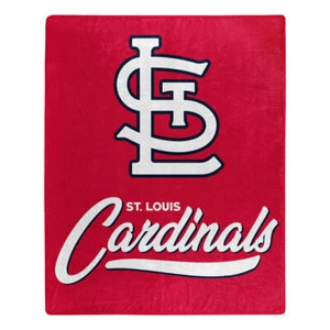 St. Louis Cardinals Blanket 50x60 Raschel Signature Design - Picture 1 of 1