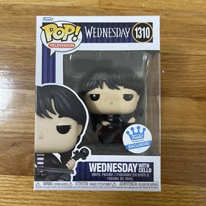 Funko Pop! Addams Family Wednesday with violoncello #1310 Esclusivo negozio Funko - Foto 1 di 7