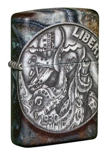 ZIPPO Lighter PIRATE COIN New in box.  - Picture 1 of 3