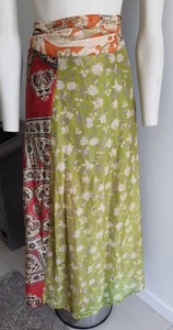 Vintage Silk Wrap Skirt Free Size - Picture 1 of 11