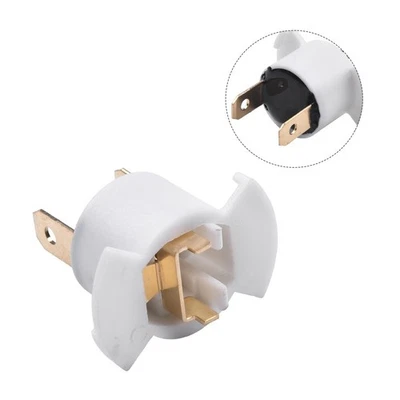Bulb Socket Holder Headlight Bulb Car Lights H1 Halogen Plastic Copper - Image 1 of 4