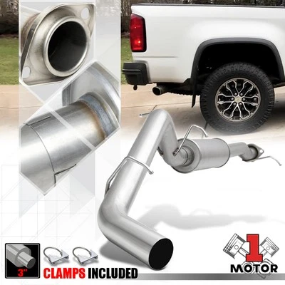 Sistema de escape Catback de acero inoxidable de 3" para Chevy Colorado/GMC Canyon 15-17 Foto 1 de 4