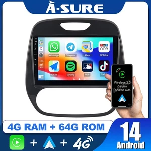 4+64G Android 14 Autoradio CarPlay GPS DSP WIFI Für Renault Captur MK1 2013-2019 - Bild 1 von 12