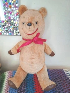 Vintage Old Pooh Bear teddy bear jointed Collectable Jointed Unusual ooak - Picture 1 of 9