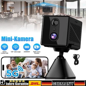 Mini Kamera 1080P Wireless WLAN 4K WiFi Camera Überwachungkamera Nachtsicht - Bild 1 von 18