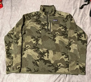 Patagonia Camo Better Sweater 1/4 Zip Fleecepullover Gr. Small Outdoor - Bild 1 von 7