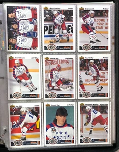 HOCKEY CARDS = 1991-92 UPPER DECK NHL ALL STARS, SET OF 24. ROY, JAGR, LEMIEUX + - Picture 1 of 6