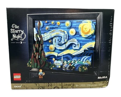 乐高 Ideas Vincent Van Gogh The Starry Night 套装 #041 MoMA - 全新未拆封带盒 — 第 1/4 张图片