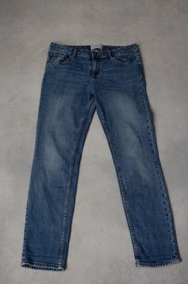 Fat Face Women’s Blue Slim Fit Jeans Size 12R Mid Rise Classic Denim 32” Leg - Image 1 of 4