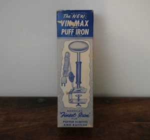 Vintage Vin Max Puff Iron Modèle #2 En Boîte Avec Notice - Livraison Gratuite - Photo 1/10