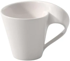 Taza de café espresso New Wave, 2,75 OZ, porcelana premium, blanca, taza pequeña de 1 pieza - Imagen 1 de 5