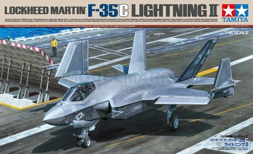 TAMIYA 61127 1/48 Lockheed Martin F-35C Lightning II - Immagine 1 di 1