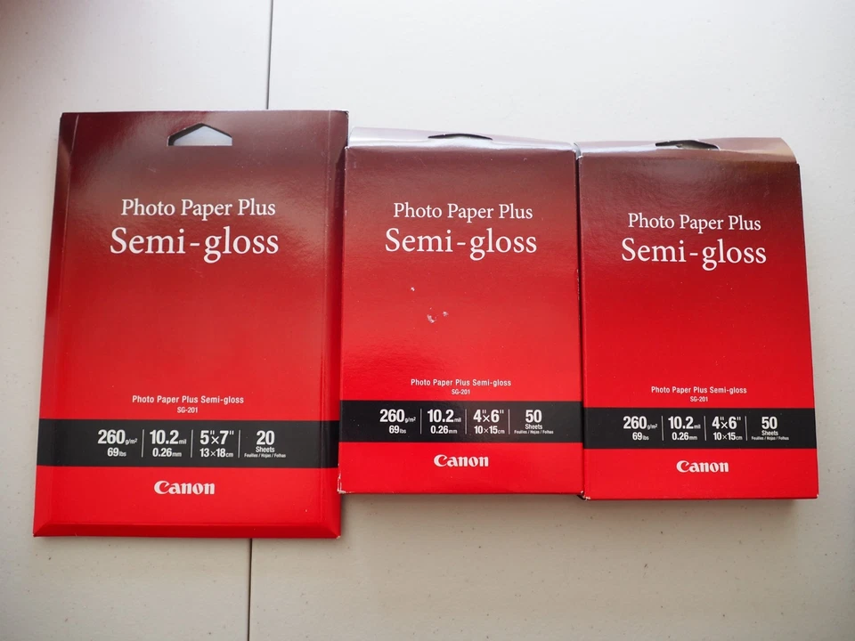 Canon Photo Paper Plus Semi-Gloss 4x6” - 50 Sheets