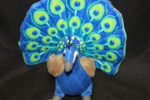 Wild Republic peacock plush blue and green - Picture 1 of 7