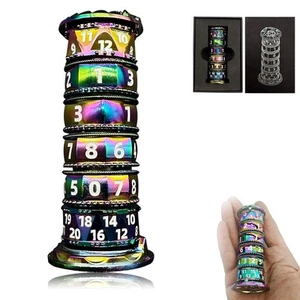 Dragonstone Keep Roulette Dice Spinner for DND Dice Set, 7-in-1 Dragon Metall... - Picture 1 of 6