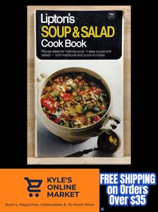 Lipton's Soup & Salad Cook Book 1970 Booklet - Picture 1 of 22