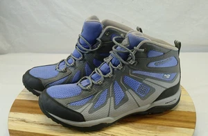 Columbia DAMEN TECHLITE OUTDRY WASSERDICHT GRÖSSE 9,5 LILA GRAU STIEFEL 1 MAL GETRAGEN - Bild 1 von 13