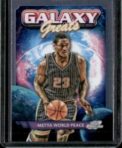 2023-24 Topps Cosmic Chrome - Galaxy Greats Metta World Peace #GG-14 - Picture 1 of 2