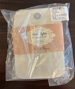 Ruby & Bloom Girls Sheer Microfiber Tights Size 10-14 XL - Picture 1 of 2