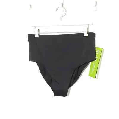 Braguita de bikini de natación Fit 4U con control de barriga, talla 20 20 20W ¡NUEVA CON ETIQUETAS! Original $50 negro Foto 1 de 4