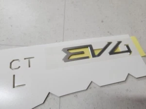 Rear Trunk EV4 emblem (in Silver) fit 2026 KIA EV4 (battery-electric car) - Picture 1 of 1