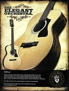 Guild GAD-30 Orchestra Series acoustic guitar advertisement 8 x 11 ad print - Picture 1 of 3