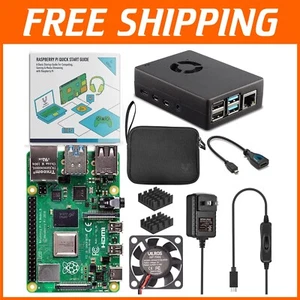 Powerful Raspberry Pi 4 Starter Kit 8GB with Efficient Cooling & USB-C Supply - Picture 1 of 11