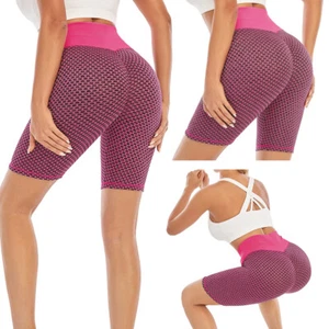 Pants Ruched Lift Textured Women Scrunch Butt Compression TIKTOK Booty Leggings - Picture 1 of 70