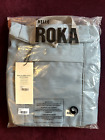 ROKA London Finchley A backpack rucksack laptop bag small Slate Grey / Blue BNWT
