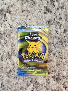 Pokemon Topps Chrome Series 1  Sealed Booster Pack - Vintage (2000)